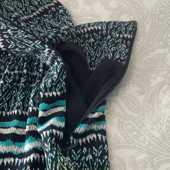 Athleta Marbella Blue-and-Yellow Dress, EUC - Picture 7 of 13